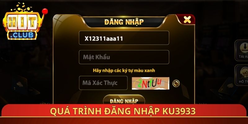 Quá trình đăng nhập Ku3933